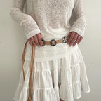 Women's Ethnic Cinch Bohemia Braided Waist Rope Belt