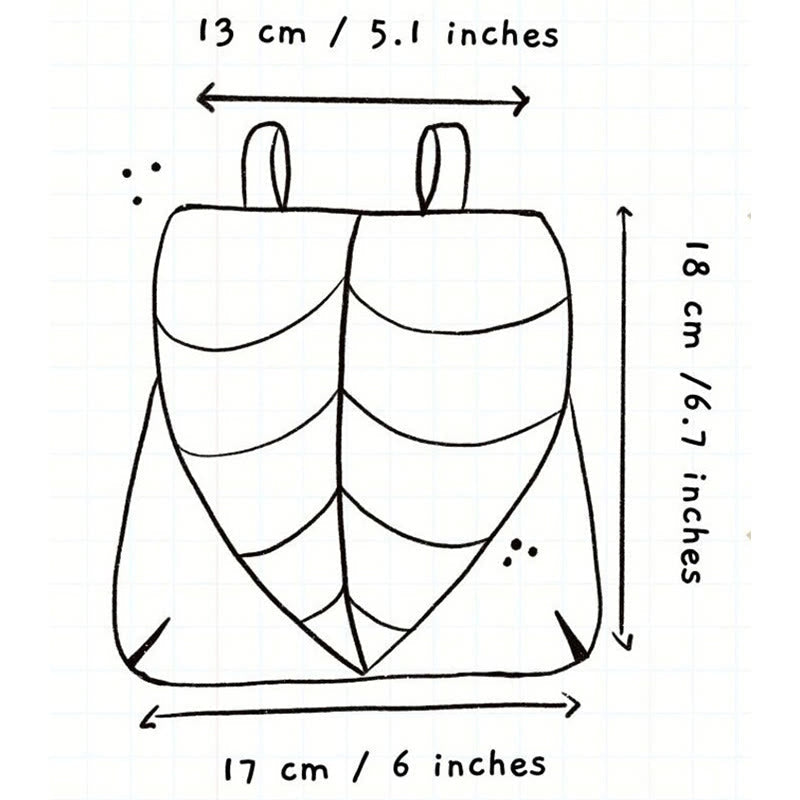 Halloween Retro Leaf Shaped Women's Viking Belt Bag