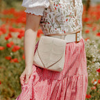 Halloween Retro Leaf Shaped Women's Viking Belt Bag