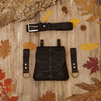 Halloween Retro Leaf Shaped Women's Viking Belt Bag