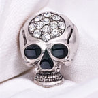 Halloween Rhinestone Exquisite Skull Brooch Accessory