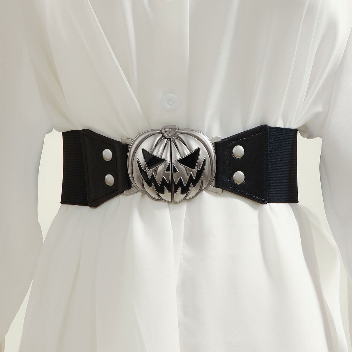 Halloween Pumpkin Head Women's Corset Belt