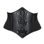 Black Women's Stylish Buckle & Strap Corset Belt