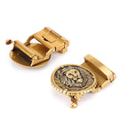 Men's Practical Lion Head Pattern Nylon Belt