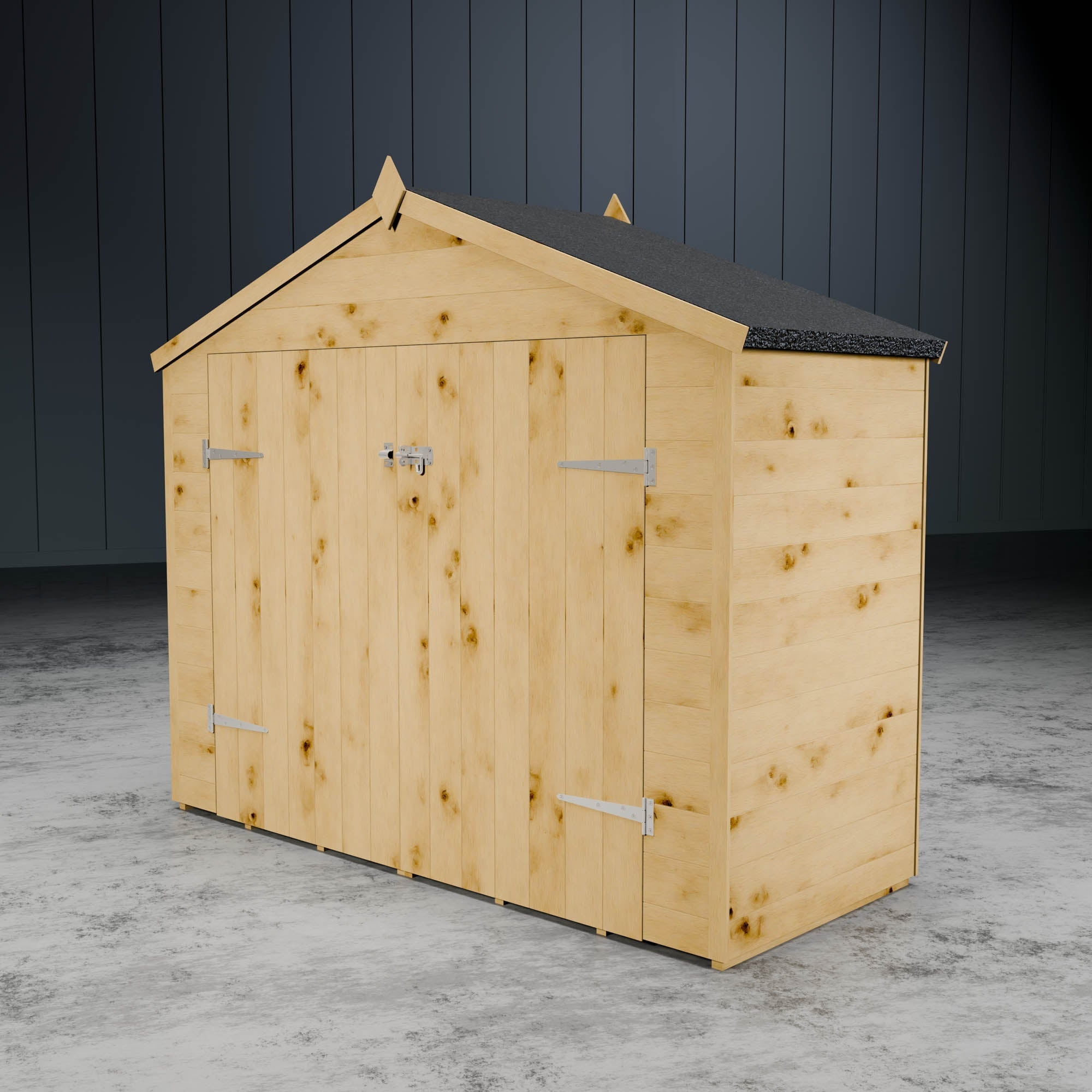 3 x 7 Tongue & Groove Apex Bike Store