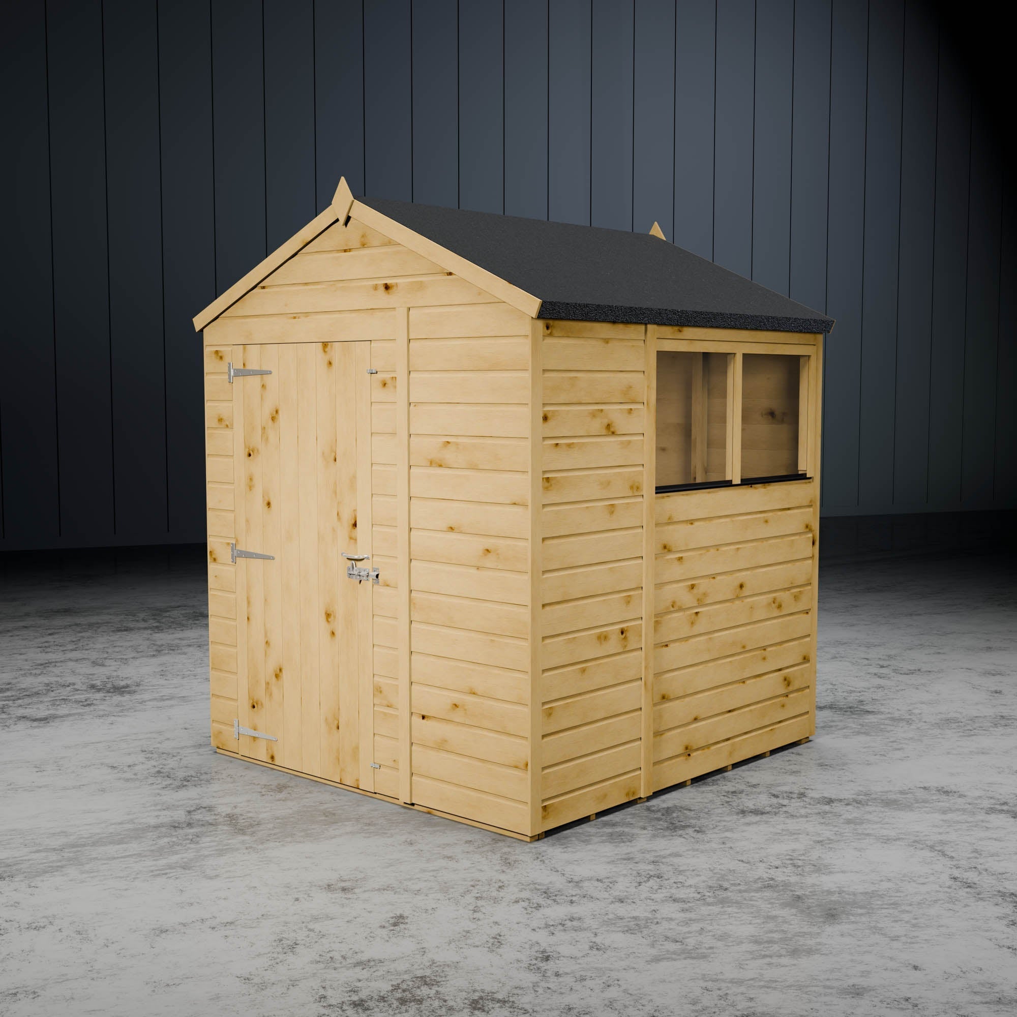Woodsman Shiplap Apex Wooden Shed