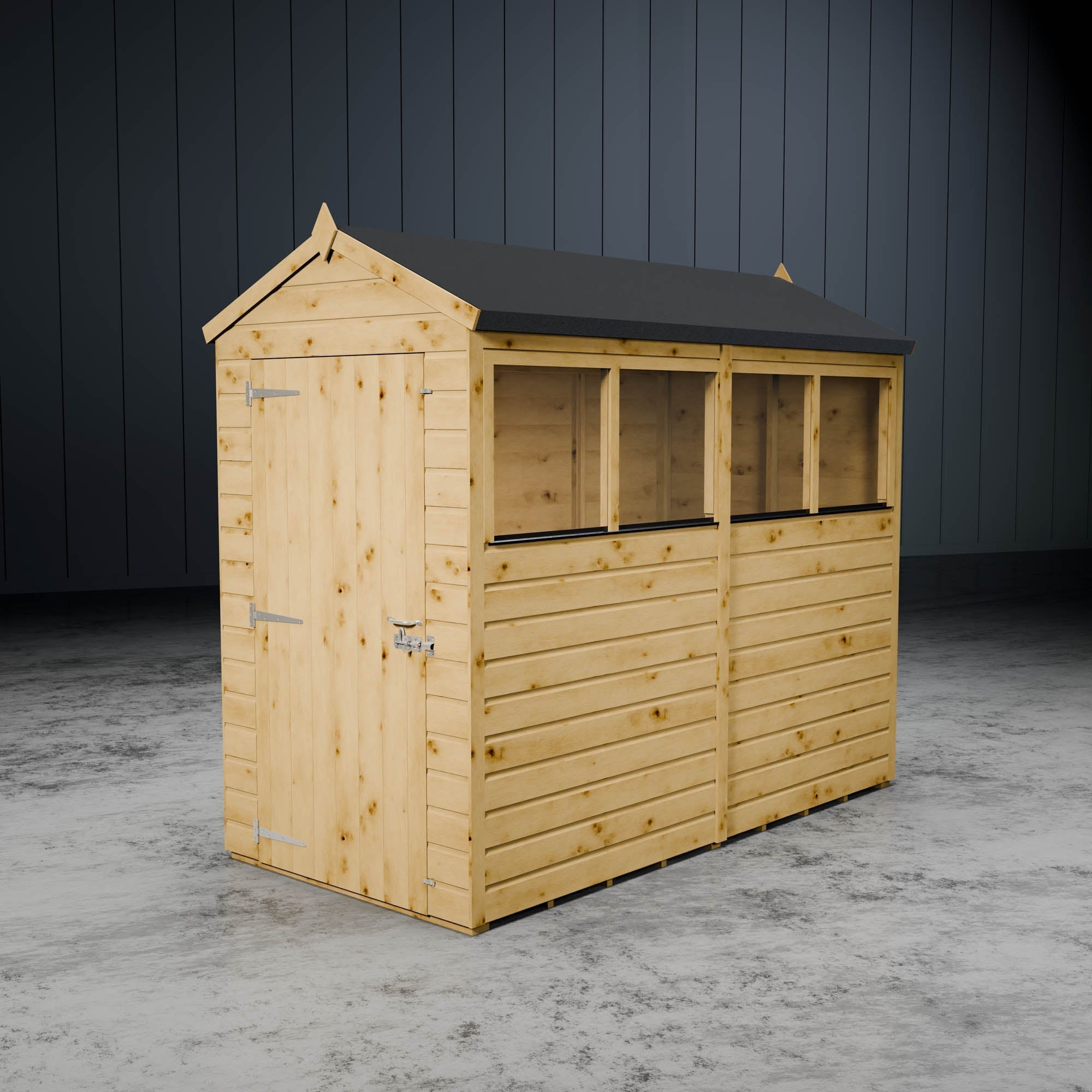 Woodsman Shiplap Apex Wooden Shed