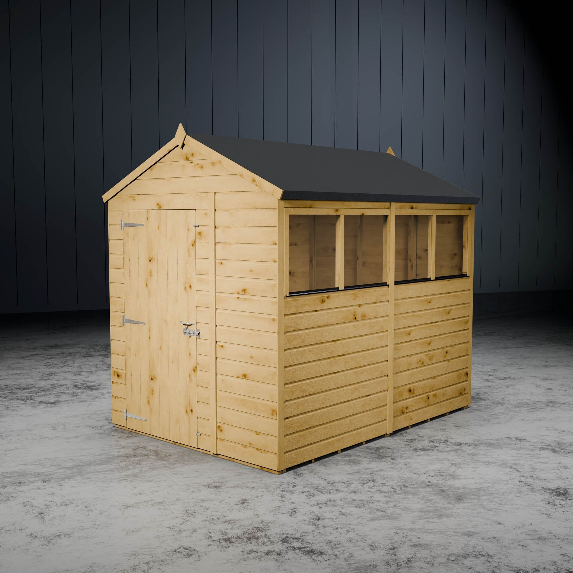 Woodsman Shiplap Apex Wooden Shed
