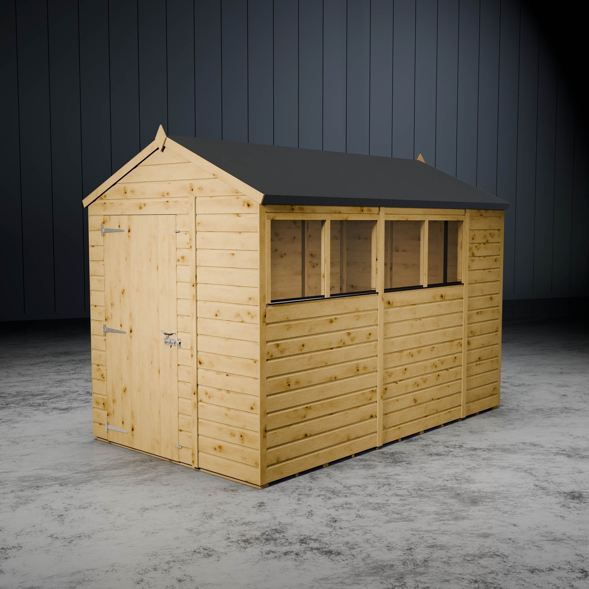 Woodsman Shiplap Apex Wooden Shed