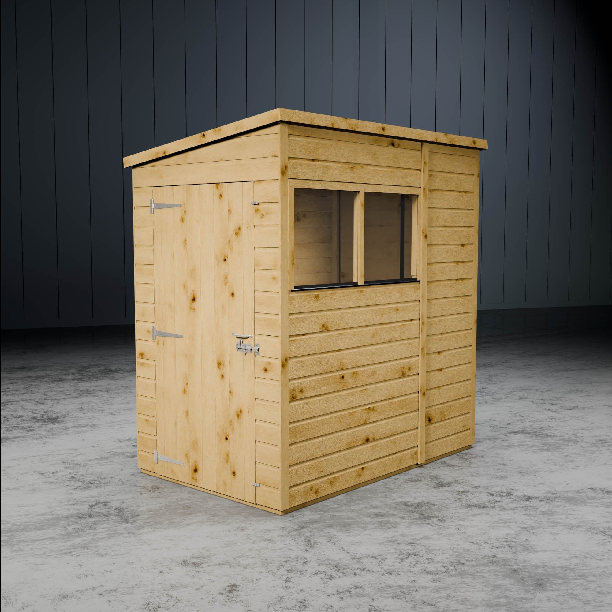 Woodsman Shiplap Pent Wooden Shed