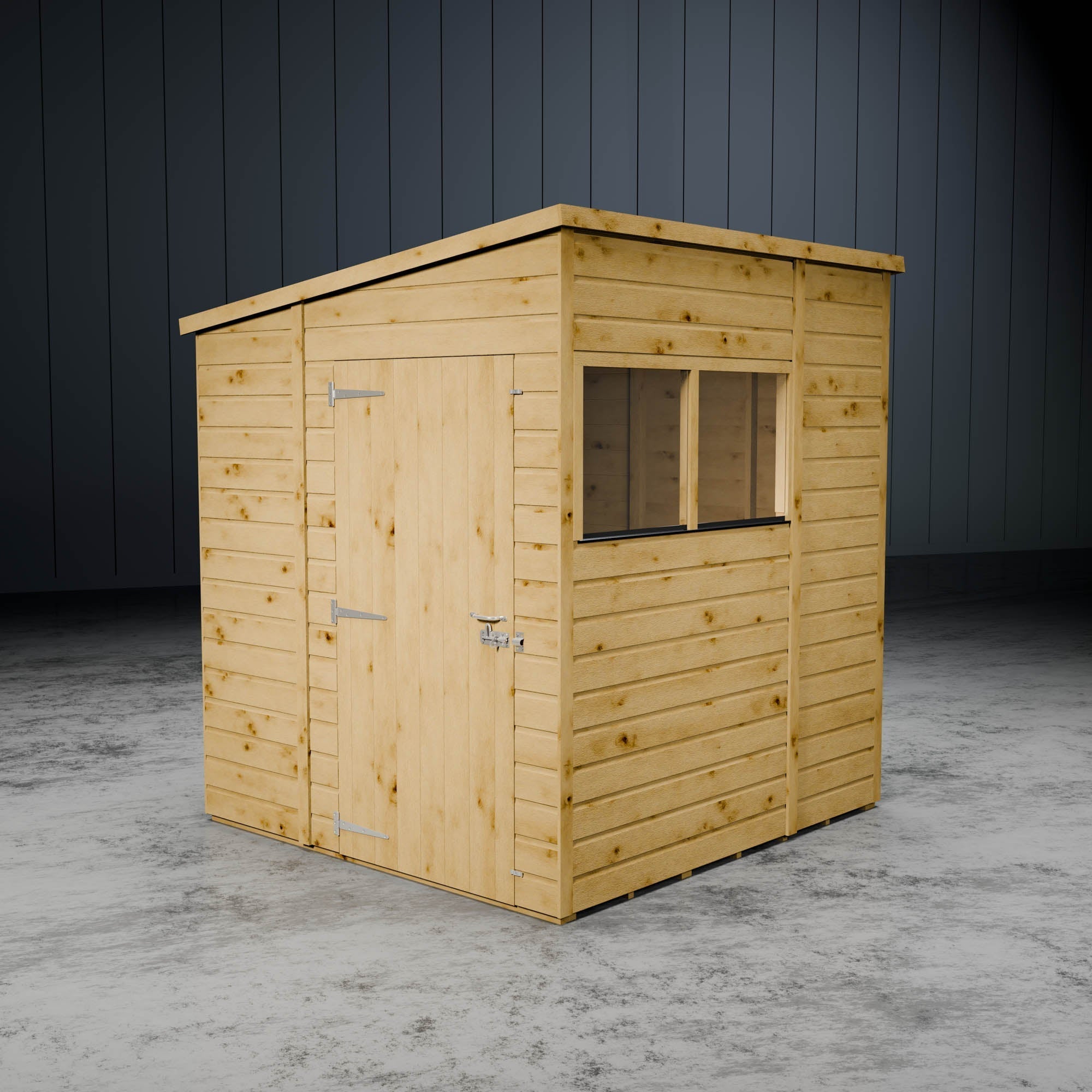Woodsman Shiplap Pent Wooden Shed