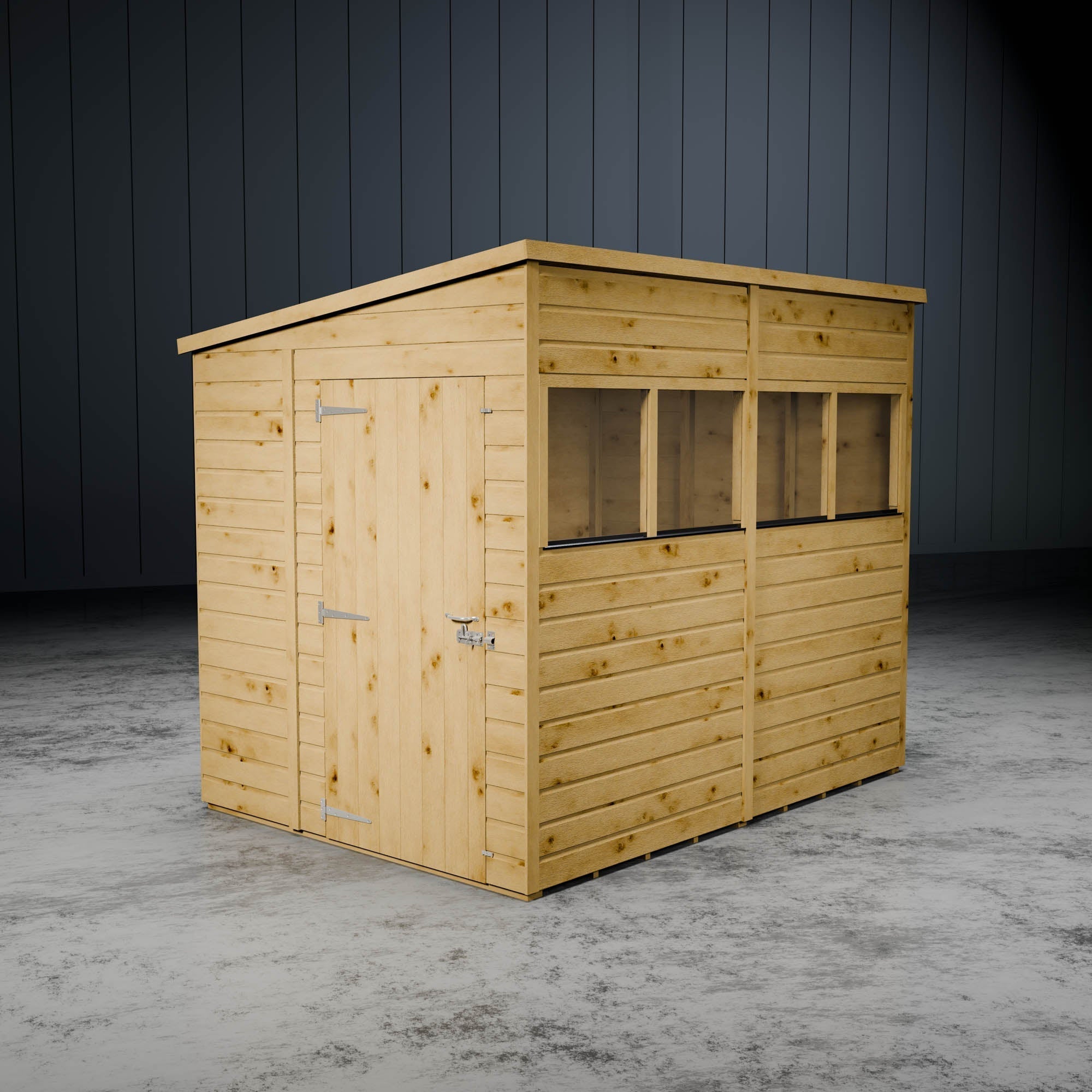 Woodsman Shiplap Pent Wooden Shed