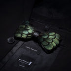 Green Classic Feather Bow Tie Collection Bundle