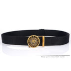 Men's Practical Lion Head Pattern Nylon Belt